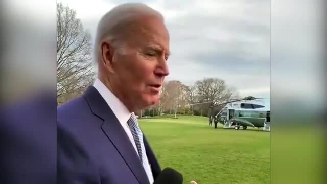 Biden Drops 80s Pop Reference As Reporters Pepper Him About Visiting Train Disaster Site