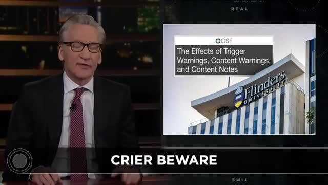 Bill Maher Rages Against Woke Trigger Warnings That Show ‘How Weak’ U.S. Has Become: ‘Close Your Eyes, Here Comes an Ouchy’