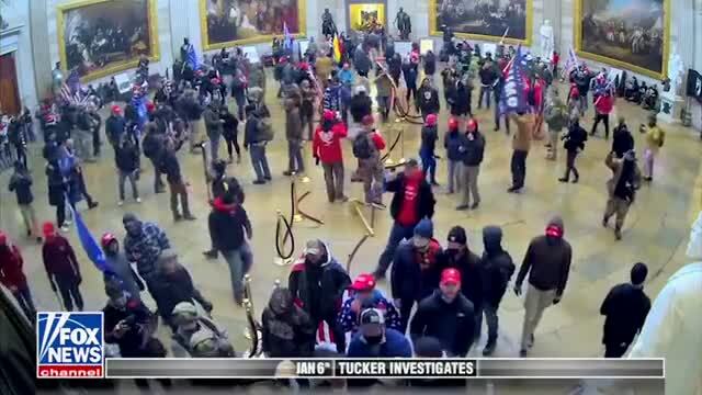 Tucker: Footage Shows Overwhelming Majority of Jan. 6th Protesters Were ‘Orderly and Meek,’ Capitol Police Acted as ‘Tour Guide’ For QAnon Shaman