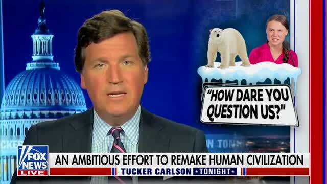 Tucker Lists Climate Experts Having Wrong Predictions After Greta Thunberg Deletes 2018 Tweet of Humanity Getting Wiped out in Five Years