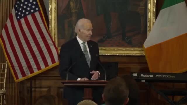 Biden: ‘I’m the Only Irishman You’ve Ever Met Though That’s Never Had a Drink’