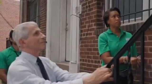 Resident Shuts Down Fauci and DC Mayor Bowser as They Go Door to Door Promoting Covid Vaccine