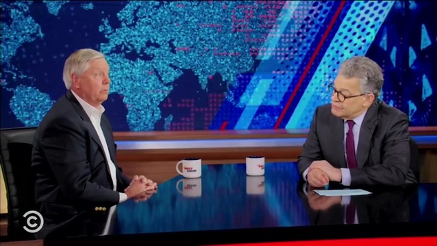 Al Franken to Graham: I Think DeSantis Is ‘Going to Make it a Real Contest’ Against Trump