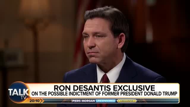 DeSantis: It Would Be ‘Fundamentally Wrong’ to Indict Trump