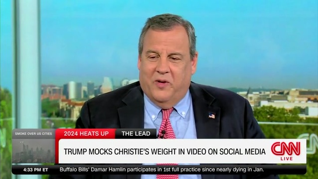 Chris Christie Reacts to Trump Mocking His Weight: ‘It’s So Juvenile, He Is Such a Spoiled Baby’
