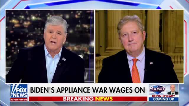 Sen. Kennedy: Biden’s War on Household Appliances Is ‘a Moron-a-Thon and Further Evidence that Crazy Never Takes a Day Off in Washington’