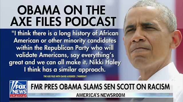 Obama Slams Sen. Scott on Racism: There Has To Be ‘Honest Accounting’ of U.S. Past and Present Within GOP