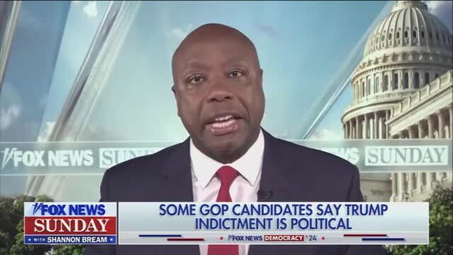 Tim Scott on If He’d Sign onto a Pledge to Pardon Trump: ‘I’m Not Going to Deal with the Hypotheticals’