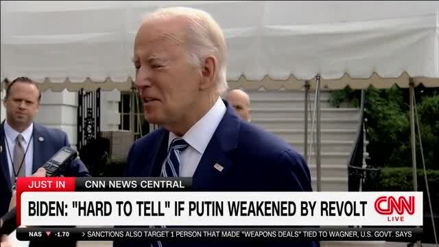 Biden: ‘[Putin] Is Clearly Losing the War in Iraq’