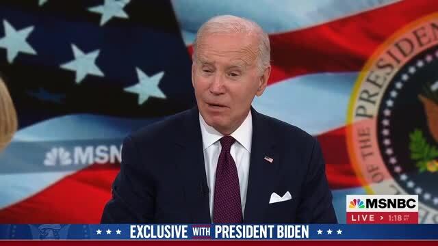 Biden Awkwardly Walks Off MSNBC Set While He’s Still On Air