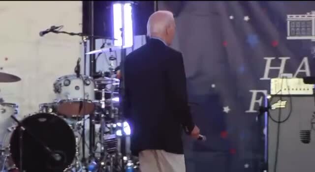 Biden Looks for People Who Are Not on the Stage