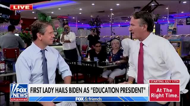 Youngkin: Jill Biden Is the ’Only Person’ Who Believes Joe Is America’s Education President