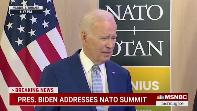 Biden to Jens Stoltenberg: Putin Is Not Going To Break NATO Especially with you Leading It