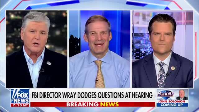 Jim Jordan Blames Earpiece for Struggling to Discuss Chris Wray’s ...