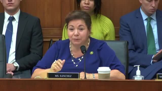 Dem Rep. Sanchez: ‘No Right Given to the People of the United States Is Absolute,’ Including the Right to Free Speech