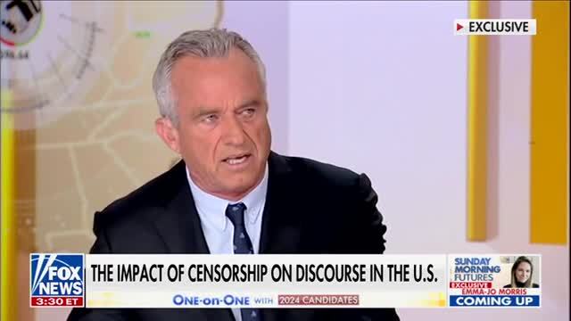 RFK Jr.: If a Gov’t Has the Capacity to Censor Its Critics It Has a License for Any Atrocity