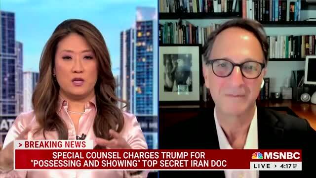 Weissmann on Trump Charged for Iran Doc: ‘This Is the One Document That’s Charged Out of All 32’ That Was Returned to the Govt