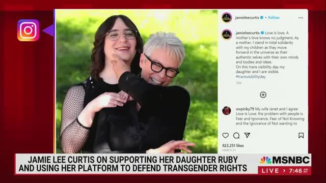 Jamie Lee Curtis Tells Joe Scarborough She Fears for Her Trans Daughter: ‘It’s Awful, and It’s Terrifying!’