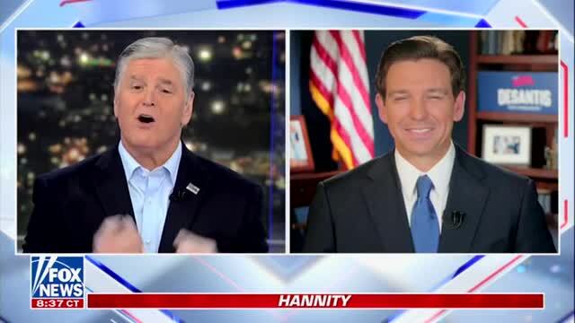 DeSantis on a Debate with Gavin Newsom on Hannity: ‘Absolutely, I’m Game’