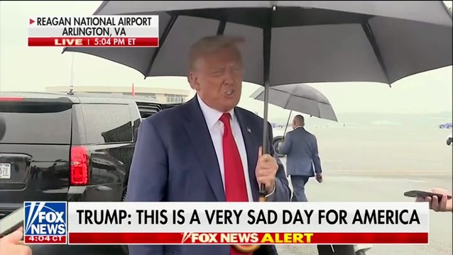 Trump: ‘This Is a Very Sad Day for America ... This Is a Persecution of a Political Opponent’