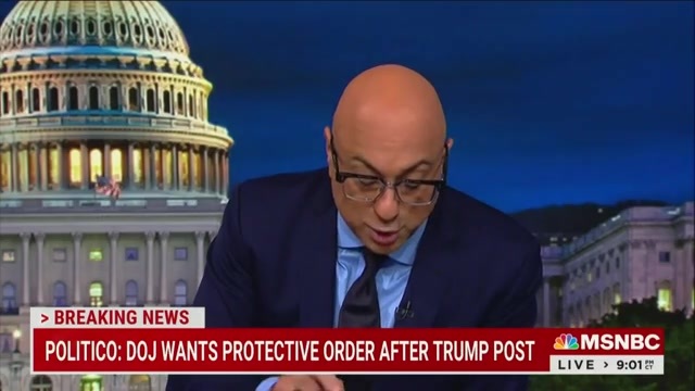 MSNBC: Prosecutors Request Protective Order Following Trump Threat