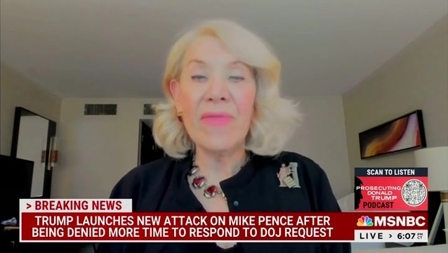 Wine-Banks Reacts to Trump Attacking Pence: ‘If He Is Endangering Witnesses, He Must Be Stopped’