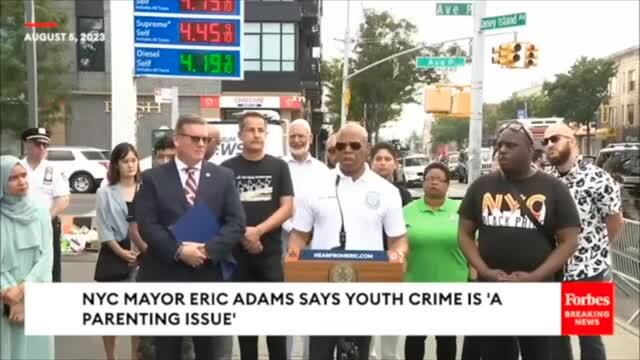 NYC Mayor Eric Adams Says ‘Youth Crime’ Is a ‘Parenting Issue’ Following Riot in Union Square Park