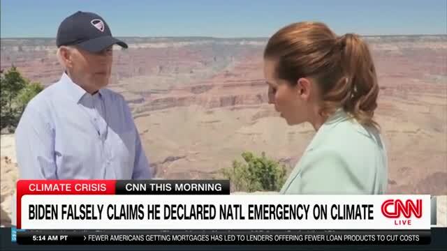 Biden Falsely Claims He Declared National Emergency on Climate