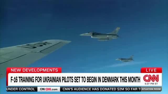 CNN: F-16 Training for Ukrainian Pilots Set to Begin in Denmark This Month