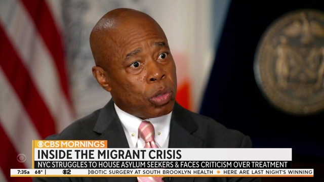 Adams: Migrant Influx Is ‘Greatest’ ‘Humanitarian Crisis the City Has Ever Witnessed’