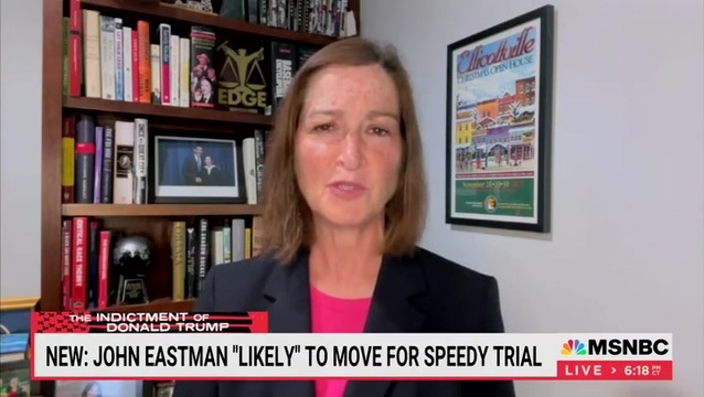 McQuade on Eastman Moving for Speedy Trial: ‘It May Be an Effort to Get the Prosecutor Flat-Footed’