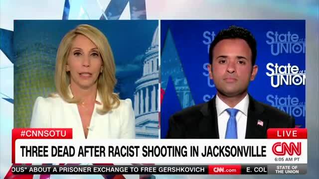 CNN’s Bash to Ramaswamy: How Do You Think Families of Jacksonville Victims Feel When You Say White Supremacy Doesn’t Exist?