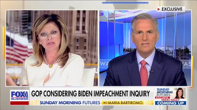 McCarthy on Impeachment and Budget Deadlines: If We Shut Down the Investigations ‘It Hurts the American Public’