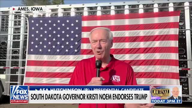 Asa Hutchinson: ‘Clearly, We Can’t Win with Donald Trump in 2024’
