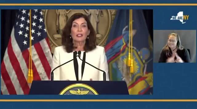 NY Gov. Kathy Hochul: ‘Tell Everybody Don’t Rely on the Fact that You Had a Vaccine in the Past, It Will Not Help You This Time Around’