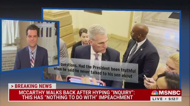 Gaetz Claims McCarthy ‘Has No Real Intent to Follow Through’ on Impeaching Joe Biden