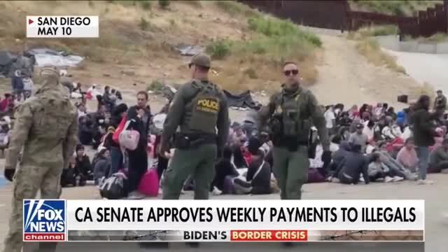 Fox News: CA State Senate Approves Bill Giving Unemployed Illegals $300 Per Week