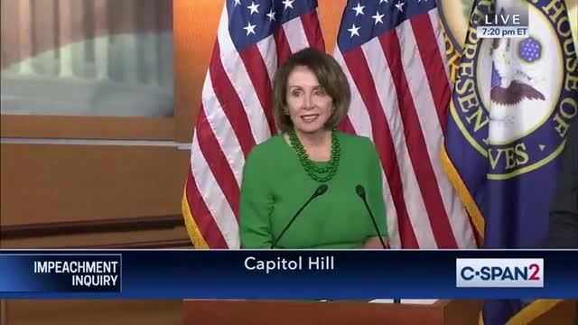 Flashback: Pelosi Says ‘There’s No Requirement that We Have a Vote’ To Open an Impeachment Inquiry