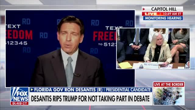 DeSantis: Donald Trump Is Missing In Action, He Owes It To The Voters ...