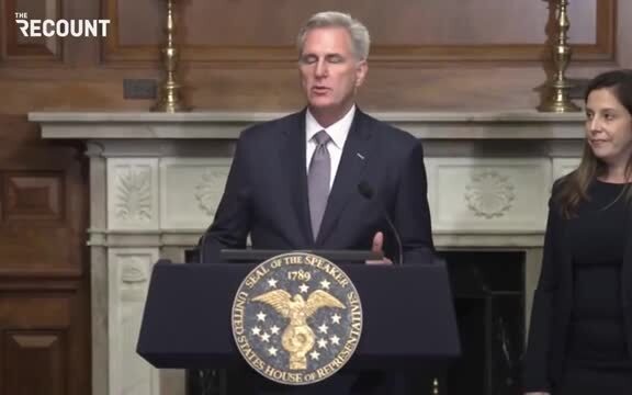 McCarthy on Photo of Jamaal Bowman Pulling the Capitol Fire Alarm: ‘That’s a New Low’