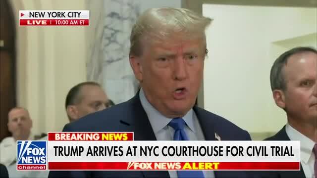 Trump on NYC Fraud Trial: This Is a Continuation of the Single Greatest Witch Hunt of All Time