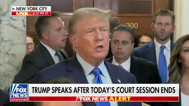 Trump Speaks After Court Session Ends: ‘About 80% of the Case Is Over’; ‘The Statute of Limitations Is a Very Real Thing in This Country’