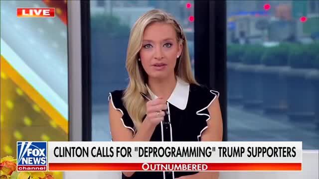 Kayleigh McEnany: Hillary Wants to ‘Formally Deprogram Trump Supporters’