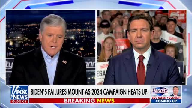 Hannity to DeSantis: ‘How Do You Explain’ Trump’s Rising Polls Despite ...