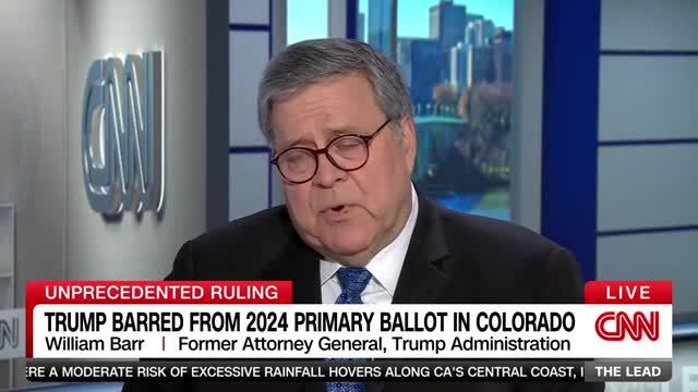 Bill Barr: SCOTUS Will ‘Slap’ Down Colorado Disqualification Decision ...