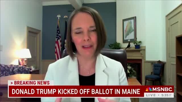 Maine Secy. Of State: We Determined Under The 14th Amendment That Mr ...