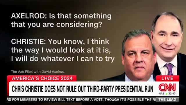 Chris Christie Says He’s Not Ruling Out Third-Party Presidential Run ...