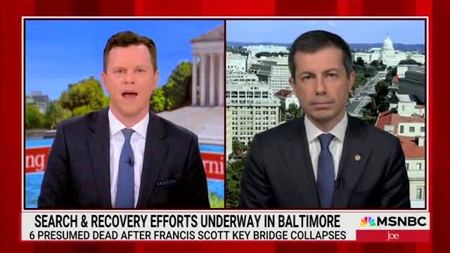 Pete Buttigieg: We Are Doing Everything that Can Be Done To Get This Bridge Back Up