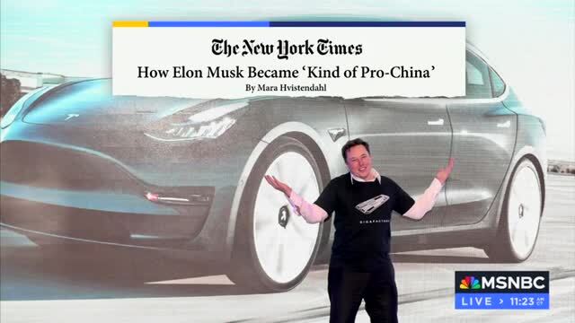 MSNBC’s Mitchell to Sec. Yellen: Isn’t Elon Musk’s Relationship with China a National Security Problem?