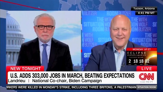 Landrieu: Biden Has ‘Turned the Country Around and Created One of the Strongest Economic Recoveries’